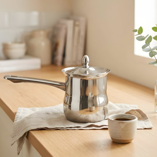 Stainless Steel Coffee Pot with Lid